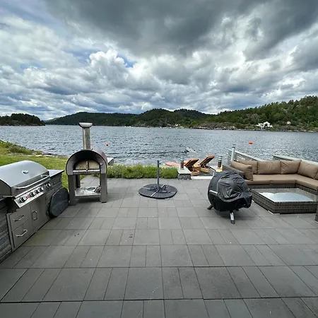 Large With Pier House And Private Apartment Risor